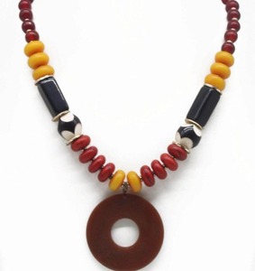 Collar de Resina Multicolor de Alta Calidad, Joyería de Moda para Mujer de la India, Estilo Moderno - Product Image 2