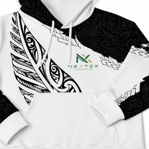 Sudadera con Capucha Personalizada para Hombre, Estampado Tribal Maorí con Plumas, Estilo Urbano de Invierno, Hip Hop, Chaqueta de Forro Polar Oversize, Sudadera Informal - Product Image 5