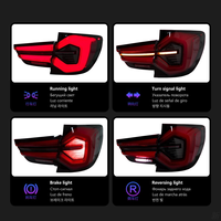 Feux arrière de style automobile pour BMW X3, feux arrière 2010-2017 F25, feux arrière LED, feux de signalisation, feux de recul, accessoires automobiles