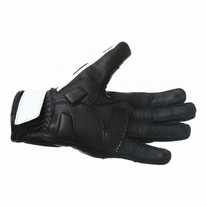 Leather Motorcycle Long <b>Gloves</b> <b>Touchscreen</b> Compatible Hook Loop Closure Lightweight Unisex Winter Outdoor Non Slip Riding - Product Image 2
