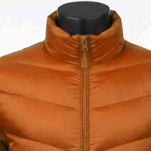 Women's <b>Quilted</b> Jacket Solid Color Stand Collar Full Sleeve Zipper Closure Winter Warm Polyester <b>Wadding</b> Regular Length - Product Image 4