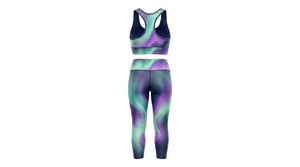 Top Trending Women's Yoga Sets Solid Breathable Quick Dry Lightweight 2-Piece Plus Size Front Gym Wear for Fitness - Product Image 4