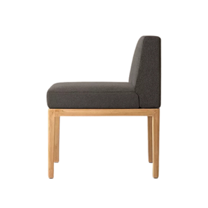 Chaise de salle à manger d'extérieur moderne en teck massif avec coussin confortable, résistante aux intempéries, meubles écologiques, personnalisation possible - Product Image 5
