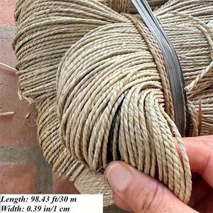 Cuerda de Fibra Vegetal 100% Natural de Pasto Marino, Ecológica y Trenzada, para Manualidades, Muebles y Decoración del Hogar - Product Image 6