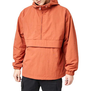Veste anorak respirante de haute qualité pour hommes, taille plus, best-seller, veste anorak unie respirante à bas prix - Product Image 6