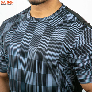 Camiseta de Color Personalizado para Hombre, Transpirable, de Manga Corta, Informal, Lisa, a la Moda, con Marca Personalizada, Fabricante Mayorista - Product Image 6