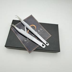 Pince à épiler isolée à 45 degrés et pince à ongles coudée à 90 degrés en acier inoxydable – Instrument de beauté à prise parfaite et durable - Product Image 5