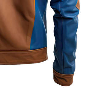 Veste en cuir d'agneau véritable pour homme, nouvelle collection hiver, prix de gros, imperméable, respirante, logo personnalisable sur le devant - Product Image 6