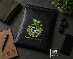 Sacs d'expédition et d'emballage imprimés, compostables, légers, écologiques, biodégradables, sans plastique, réutilisables - Product Image 5