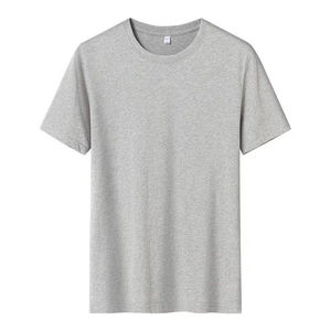 Camiseta de Algodón Lisa Personalizada para Hombre, Cuello Redondo, Manga Corta, Informal, Básica, Suave, Transpirable, de Verano, al por Mayor - Product Image 6