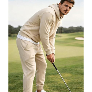 Conjunto Deportivo con Capucha para Hombre, Pantalones Jogger Casuales y Sudadera con Cierre, Ropa Deportiva para Gimnasio, Estilo Diario - Product Image 4