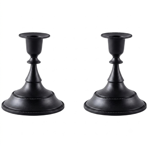 Porte-bougie décoratif en cuivre pour bougies coniques, idéal pour la maison, les mariages et les décorations de Noël, porte-bougie en métal durable - Product Image 4