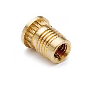 Inserto de Expansión de Latón de Alta Calidad para Fijación Roscada Fuerte en Plástico y Materiales Blandos, Uso Industrial - Product Image 1