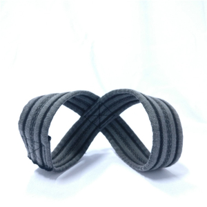 Correas de Gimnasio en Forma de Ocho de Buena Calidad al por Mayor, Soporte para Muñeca, Deportivas, Duraderas, de Algodón, Tamaño OEM - Product Image 1