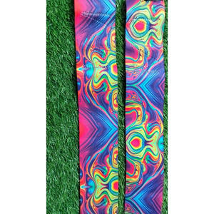 ชุดสายรัดข้อมือและปลอกหุ้มเข่าแบบซับลิเมชั่นลายไซเคเดลิกสำหรับยกน้ำหนัก  ชุดอุปกรณ์พยุงข้อสำหรับออกกำลังกายแบบพาวเวอร์ลิฟติ้ง ทนทาน - Product Image 6