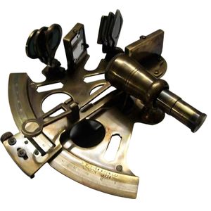 Sextant Nautique en Laiton Antique, Instrument de Navigation, Décoration Maritime Vintage, Modèle de Collection pour Cadeau de Mariage, de Remise de Diplôme, pour Marin - Product Image 1