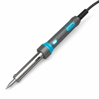 Fer à souder industriel HL017A à poignée ergonomique avec chauffage externe et voyant lumineux (poignée en plastique, contrôle de température 475°C) – Haute performance