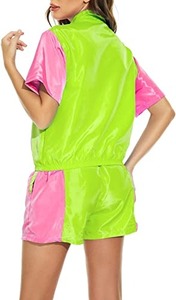 Ensemble short coupe-vent pour femme, couleur et taille personnalisées, best-seller, 100% coton, décontracté, respirant - Product Image 2