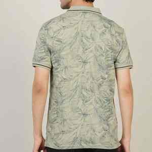 Chemises polo, hauts, t-shirts et pulls en tricot rayé à boutons pour hommes, mode été - Product Image 5