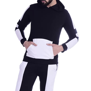 Ensemble de survêtement décontracté pour homme, sweat-shirt à capuche en molleton doux et pantalon de jogging - Product Image 4