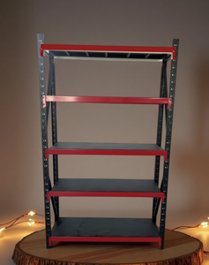 Estantería de Acero de 4 Niveles, Sin Pernos, Resistente, Industrial, Plegable, Ajustable, Galvanizada y con Recubrimiento en Polvo - Product Image 2