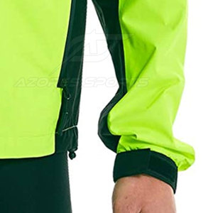 เสื้อแจ็คเก็ตกันลมสำหรับผู้ชายแบบมีฮู้ด น้ำหนักเบา กันลม กันน้ำ ผลิตจากผ้าโพลีเอสเตอร์/ไนลอน เหมาะสำหรับการเดินป่า ท่องเที่ยว และวิ่ง - Product Image 5