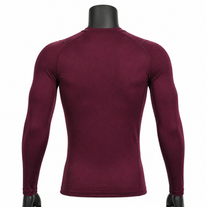 T-shirt de sport à manches courtes pour homme, haute élasticité, séchage rapide, vêtements de gym, entraînement, t-shirts de compression unis - Product Image 3