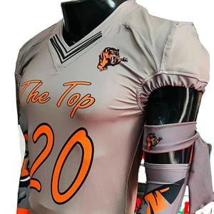 Maillot de football américain, maillot de supporter, broderie par sublimation, grande taille, véritable usine, photos réelles, usine du Pakistan - Product Image 1
