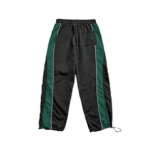 Top Quality Latest Color Block Men's <b>Track</b> Pants Drawstring Mid Waist Straight Leg Sports <b>Trousers</b> For Casual Streetwear - Product Image 5