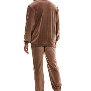 Nouveau design – Survêtement de sport en velours à capuche grande taille pour homme – Vêtement de sport personnalisé, décontracté et chaud pour l'hiver – Vente chaude - Product Image 2