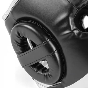 Boxing Head Guard With Hook And Loop Strap Design Sparring Head Guard With Extra Padding For Safety Boxing Practice Head Guard - Product Image 4