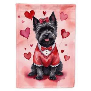 Cairn Terrier Valentine's Day <b>Garden</b> Flag Multicolor Mailbox Decorative Yard Banner <b>for</b> Patio Artwork Flower Yard Lawn <b>Signs</b> - Product Image 1