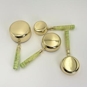 Juego de 4 Tazas Medidoras de Acero Inoxidable con Mango de Resina para Medir Café, Especias y Polvos a un Precio Razonable - Product Image 5