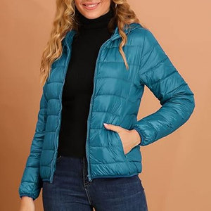 Chaquetas Acolchadas Unisex al por Mayor, Tejido Largo con Estampado Técnico, Precio Bajo, Ropa de Mujer en Oferta - Product Image 2