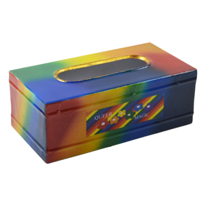Porte-serviettes peint en couleur sur le thème LGBTQ pour la décoration de table à manger, les mariages, les fêtes et les hôtels, design de vaisselle, anneaux à serviettes - Product Image 2