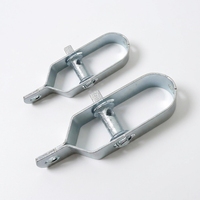 Attache en fil d'acier multi-usages avec tête de connexion détachable pour clôture de jardin et construction de treillis pour cultures