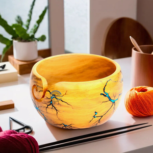 Cuenco de Hilo de Madera Estilo Antiguo, de Teca Pulida Jali, con Decoración Tallada Ovalada, Soporte para Regalos, Hogar, Cocina, Animal, de AYAANS - Product Image 5