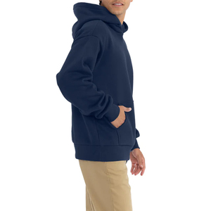 Sweat-shirt à capuche pour homme, coupe ajustée, respirant, séchage rapide, écologique, doublure polaire 100% coton, 480 g/m², motif uni ou à carreaux, personnalisable - Product Image 1