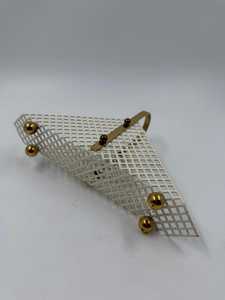 Porte-serviettes / porte-lettres style Atelier de Vienne en métal estampé Art Déco - Product Image 6