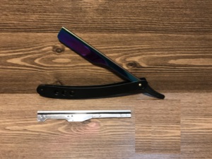 High Quality Professional Barber Straight <b>Razor</b> Retro Folding Stainless Steel Hair Cutting <b>Razor</b> - Product Image 5