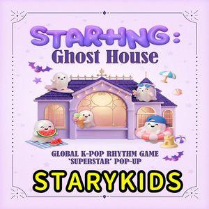 SUPERSTAR POP-UP STAR+ING Ghost House STRAYKIDS Photocard POB-K-POP Papier Anglais - Product Image 2