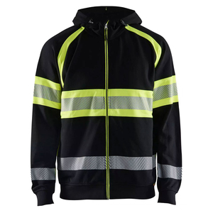 Sudadera de Seguridad de Alta Visibilidad, Impermeable, Antiestática, Talla Grande, con Cinta Reflectante de Alta Intensidad, Ropa de Trabajo para Construcción y Seguridad Vial - Product Image 4