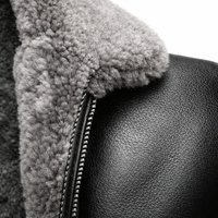 Blouson en cuir pour homme, design motard, texture douce, matériau durable, confortable, veste de moto en cuir véritable sur mesure, de qualité supérieure