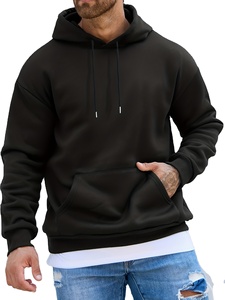 Nouveau design de pull à capuche surdimensionné de haute qualité 100% coton sweat à capuche OEM pour hommes mode couleur unie - Product Image 4