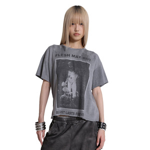 Camiseta de Mujer de Primera Calidad, Ligera, Totalmente Personalizable, Antiarrugas, Diseño Sólido con Pedrería, 100% Algodón - Product Image 3