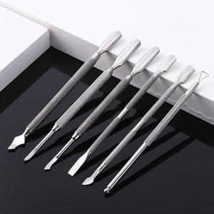 Pousse-cuticules personnalisé très demandé, en acier inoxydable, pour le retrait du vernis à ongles, outils de nettoyage des ongles, pousse-cuticules à pointe acérée - Product Image 5