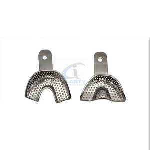 CLASTY INSTRUMENTS Porte-empreintes dentaires partielles sectionnelles en acier inoxydable, réutilisables, autoclavables, pour arcades supérieure et inférieure, Instrument CE - Product Image 2