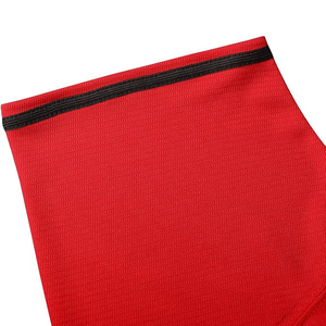 Maillot de baseball unisexe rouge à manches courtes, boutonné sur le devant, couleur unie, respirant, en polyester, vêtements de sport pour adultes, toutes saisons - Product Image 4