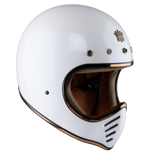 Casco de Motocicleta Integral Vintage H01 ROYAL HELMET's, ABS Avanzado, Certificado DOT, Liberación Rápida, Nueva Protección de Seguridad, Múltiple - Product Image 1