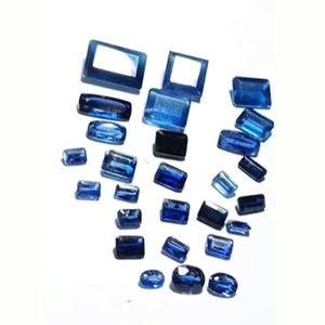 Cabochon de turquoise taillé kyanite, facettes de rubis, facettes de quartz bière -- Réservez pour ABC - Product Image 2